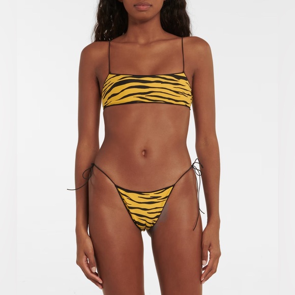Tropic Of C Other - Tropic of C yellow zebra bikini set XS
